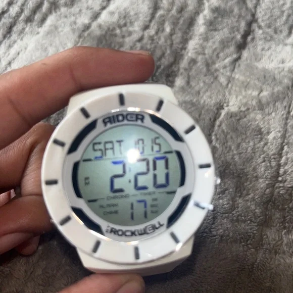 Accessories | Rider By Rockwell All White Wrist Watch | Poshmark display picture 3